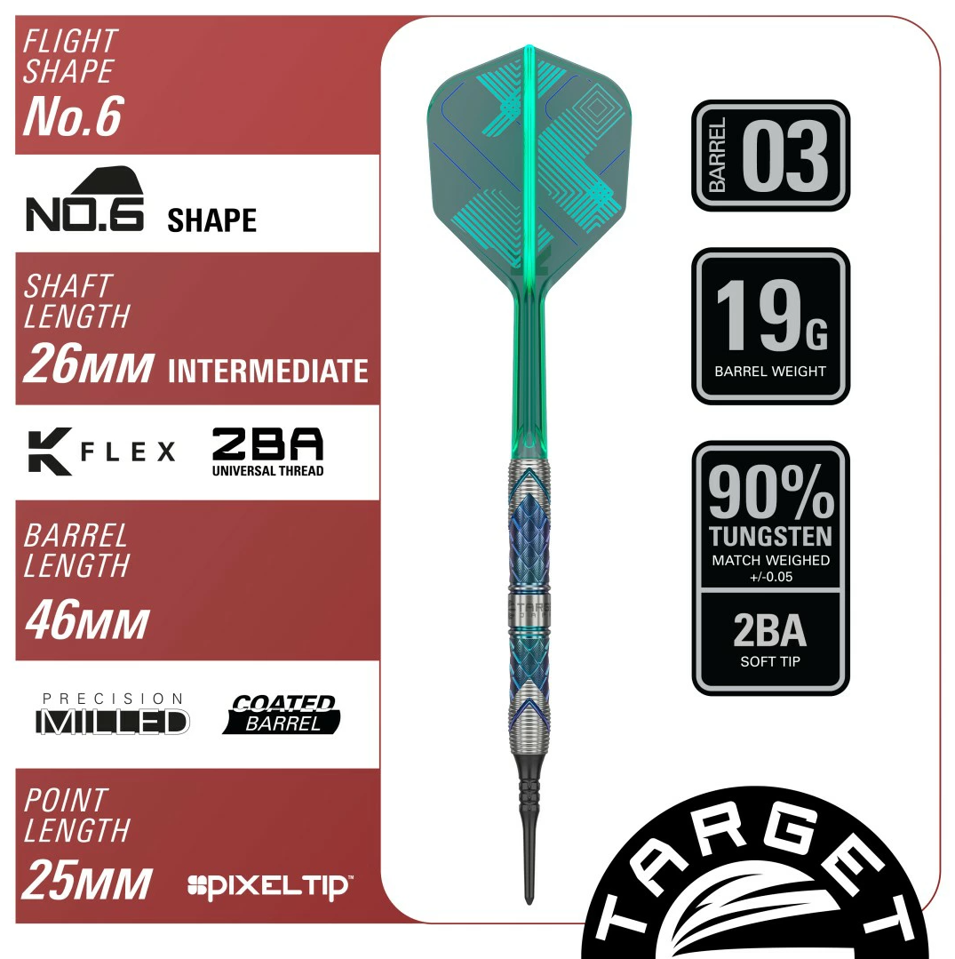 ダーツ TARGET JAPAN CEROS 03 19g ダーツ > ハードダーツ > ブランド【タ行】 > ターゲット
