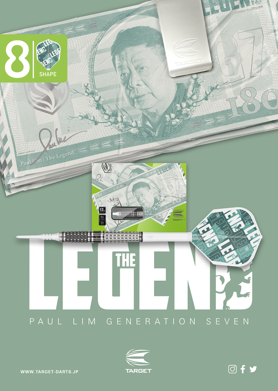 TARGET】THE LEGEND GEN-7 PAUL LIM Model 19g 2BA